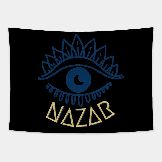 Evil Eye - Ornate Nazar Tapestry by Mazzlo Shop