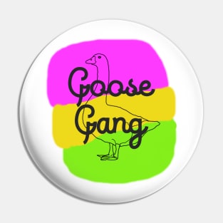 goose gang Pin