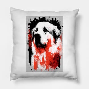 Great Pyrenees Portrait Pillow