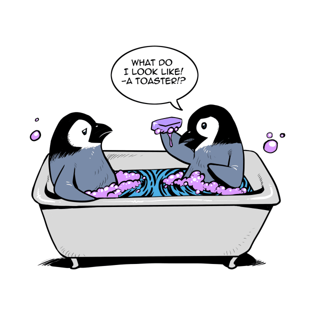 Penguins in a Tub by Time2Tabletop