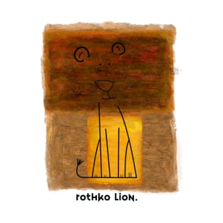 Rothko lion T-Shirt