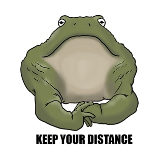 African bull frog Keep your distance T-Shirt