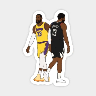 Lebron and Paul George Magnet