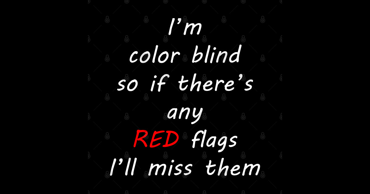 color blind missing every red flag Color Blind Gift Tapestry