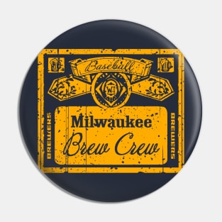 Vintage Brew Crew Beer Pin