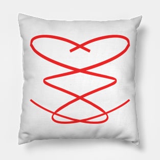 Love beat wave Pillow