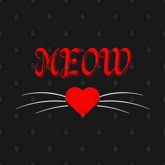 Meow cat logo by MandySJ