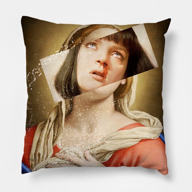 Virgin Mia Pillow by Lunomerchedes