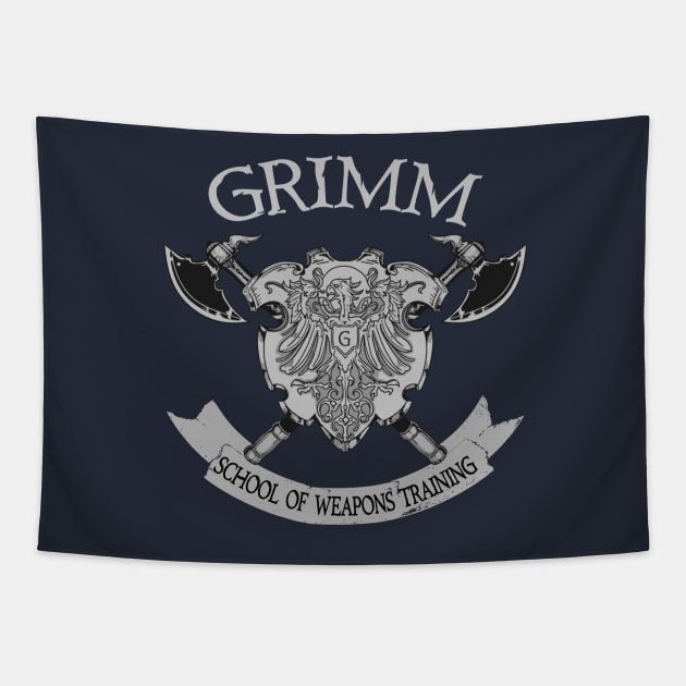 Grimm School of Weapons Training Tapestry by klance