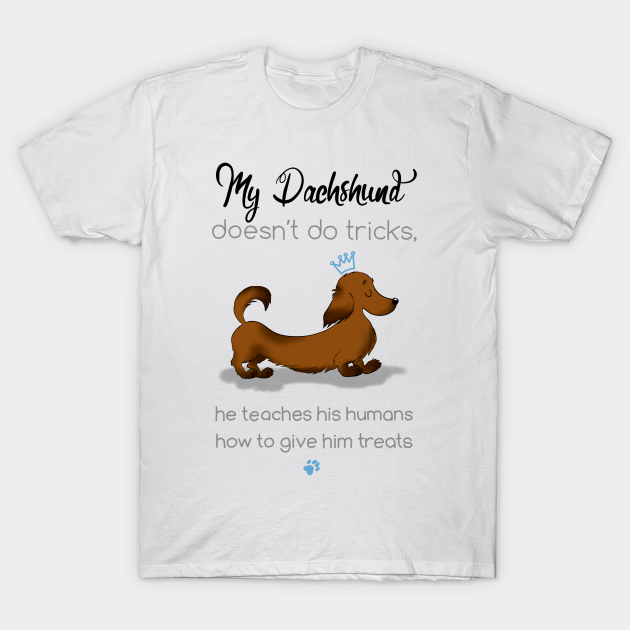 long haired dachshund t shirts