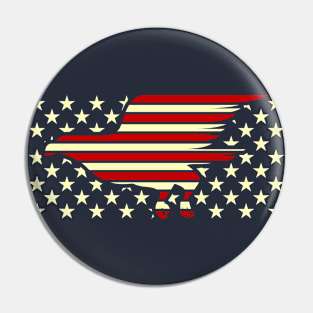 Eagle Stripes Pin