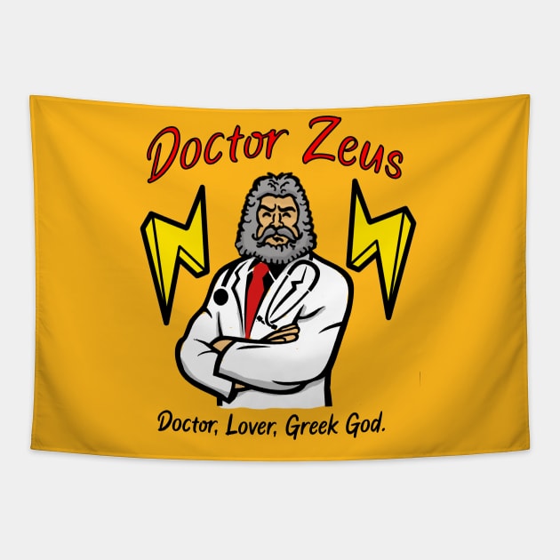 Doctor Zeus Tapestry by Canada Is Boring Podcast