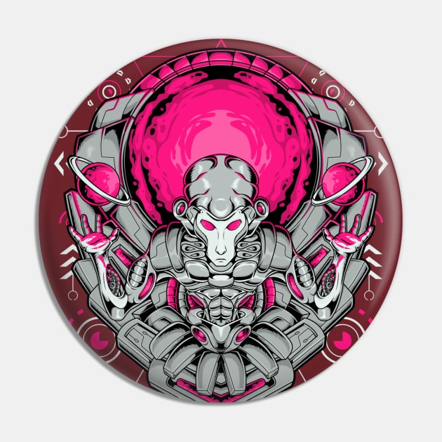 Evil Monkey Pin by Red Rov