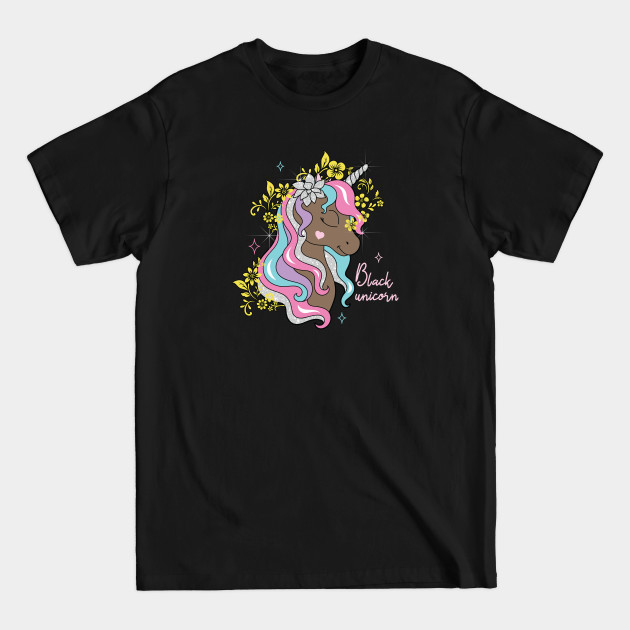 Disover Black Unicorn - Unicorn Gift - T-Shirt