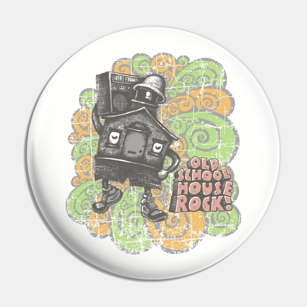 Old School House Rock Pin by kg07_shirts