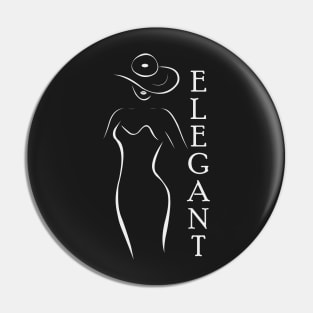 Elegant Lady Pin