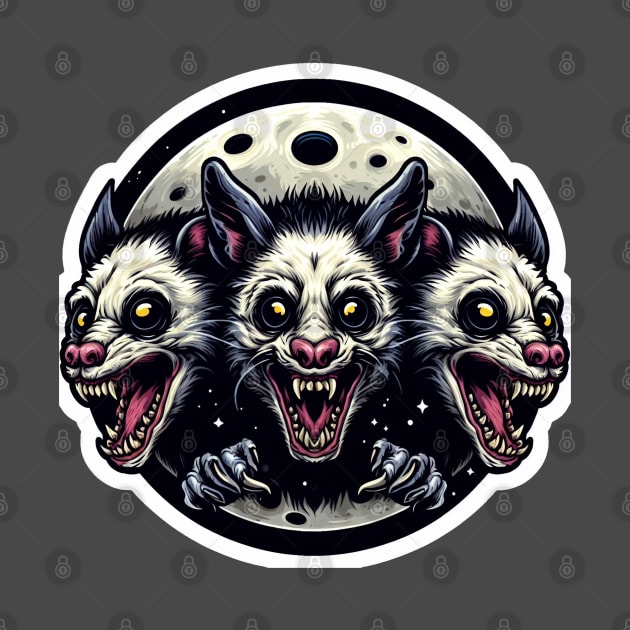 Three Possum Moon by BukovskyART