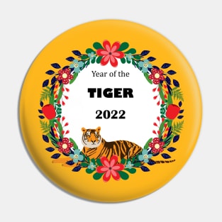 Cute Year of the Tiger 2022 Pin