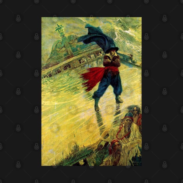 The Flying Dutchman - Howard Pyle by forgottenbeauty