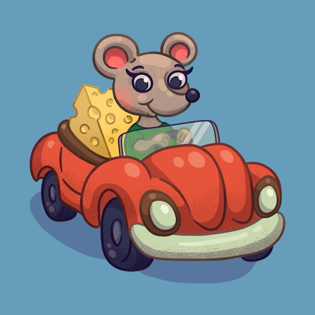 Mouse in the car by Guyshulia