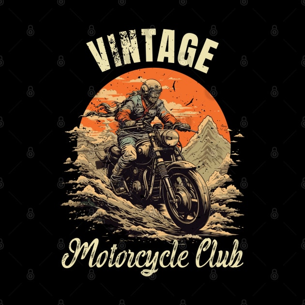 Vintage Motor Cycle Club by Yopi