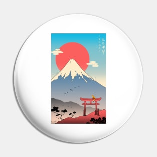 Ikigai in Mt. Fuji Pin