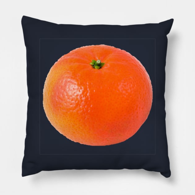 Laura's Clementine Pillow by paulusjart