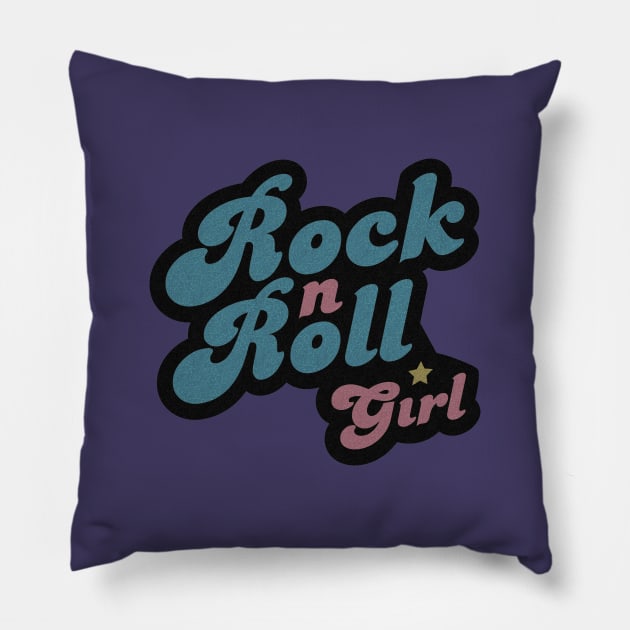 Darla Rock n Roll Girl Pillow by Expandable Studios