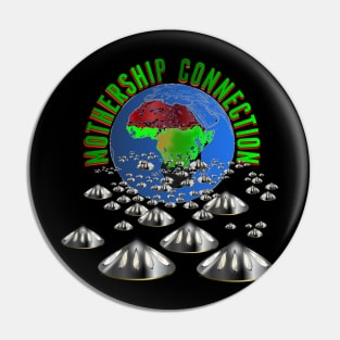 Juneteenth Mothership Connection Back to Africa UFO Fleet Pin