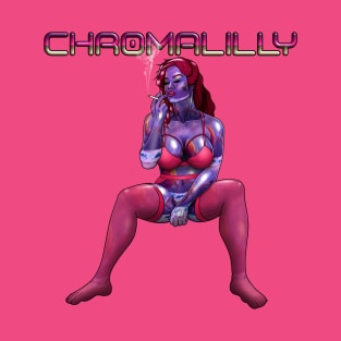 Chromalilly alien planet (lingerie) T-Shirt