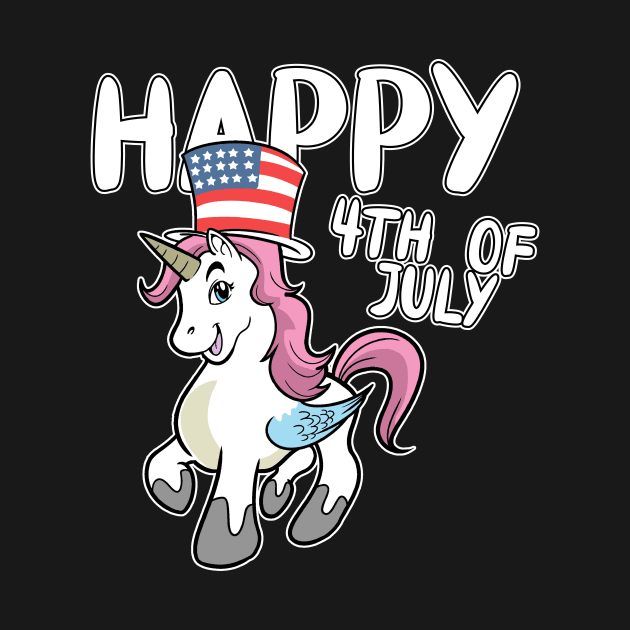 Happy 4th Of July Unicorn Independence Day by ModernMode