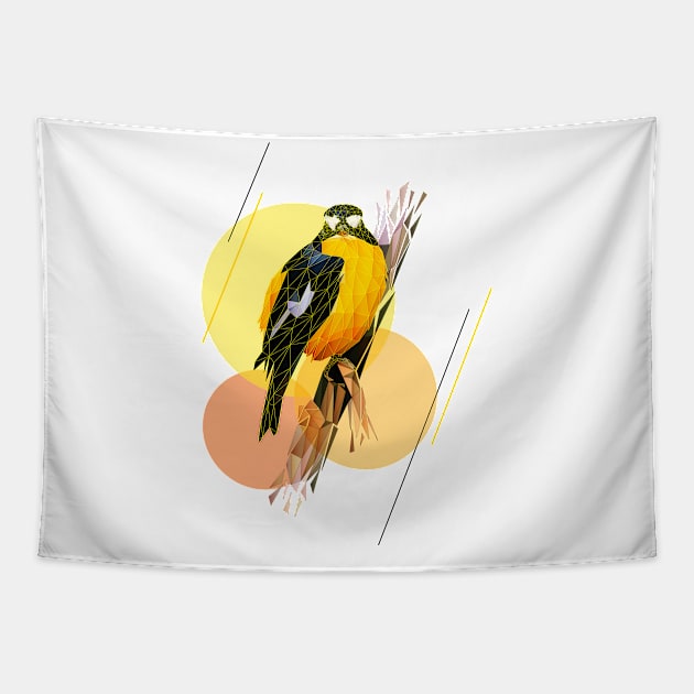 Rainforest Birds Series_01 Tapestry by HafizalFikree