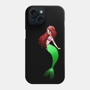 cute mermaid life under the sea for girls and women Phone Case