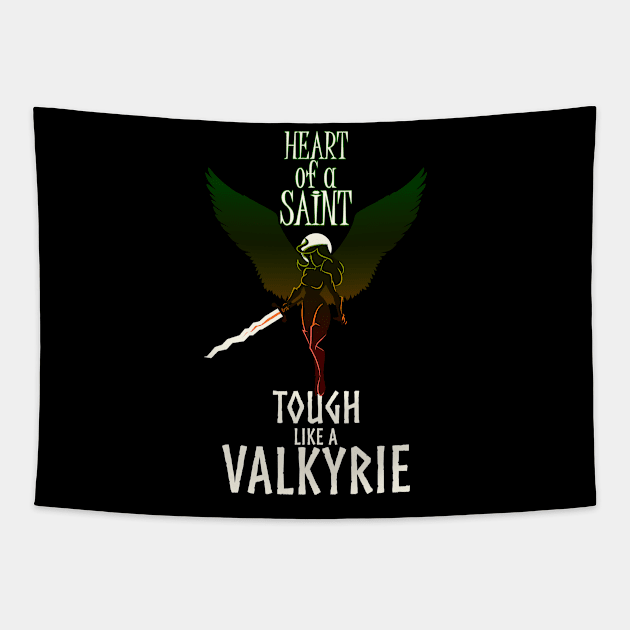 Valkyrie saint #6 Tapestry by jc007