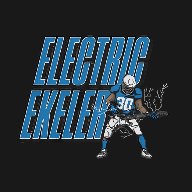 Austin Ekeler Electric by Ro Go Dan