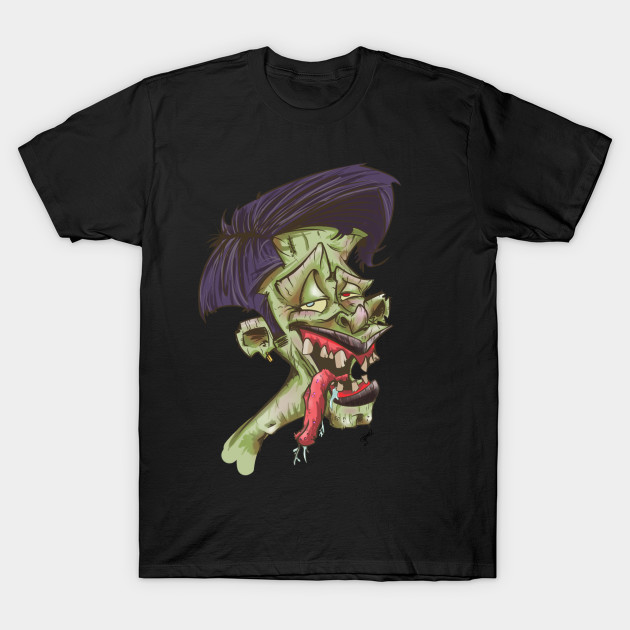 zombie - Cartoon - T-Shirt | TeePublic