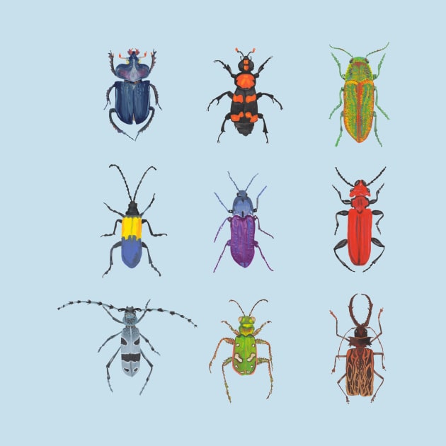 Endangered Beetles Around the World by Das Brooklyn