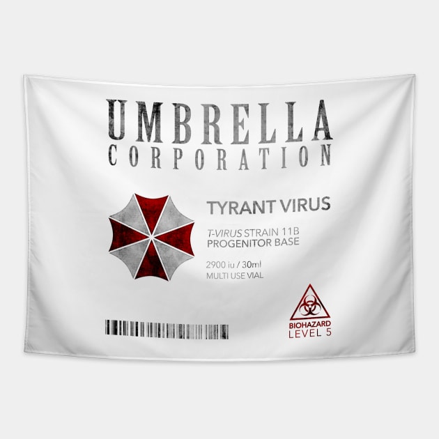 Umbrella Corp T Virus Tapestry by alarts