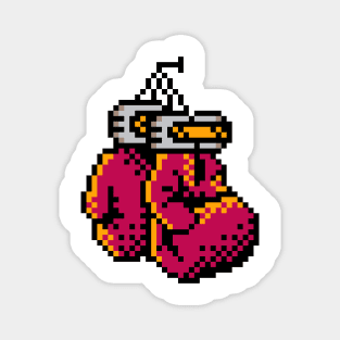 Boxing Gloves Pixel Art Magnet