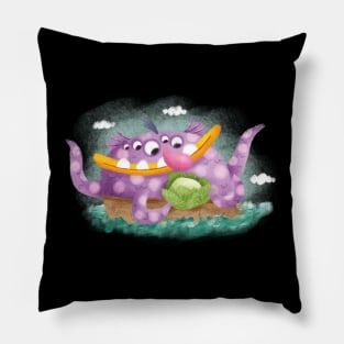 Cabbage monster Pillow