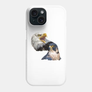 American Pigargo and Peregrine Falcon Phone Case