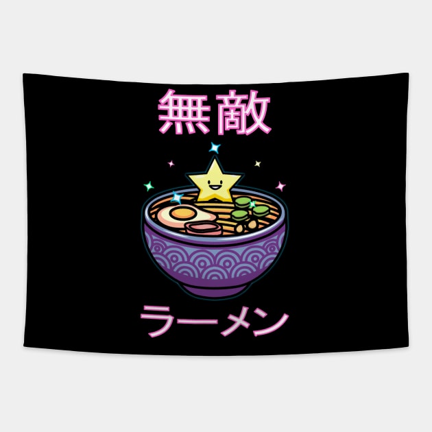 Invincible Ramen Noodles Tapestry by mrbitdot