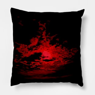 Red sky at night Pillow