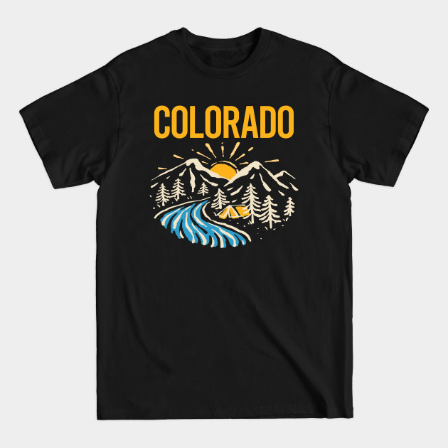 Discover Nature Landscape Colorado - Colorado - T-Shirt