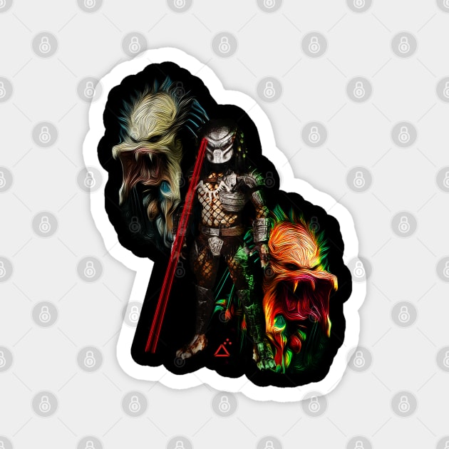 PREDATOR JUNGLE HUNTER Magnet by EBAN