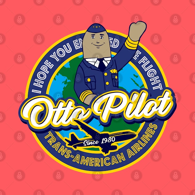 Otto Pilot Airplane Pilot by Alema Art