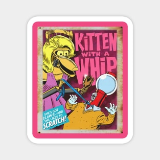 Mystery Science Rusty Barn Sign 3000 - Kitten With a Whip Magnet