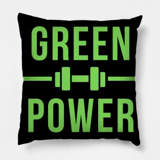 Green power Pillow