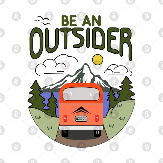 Be an Outsider by Blended Designs