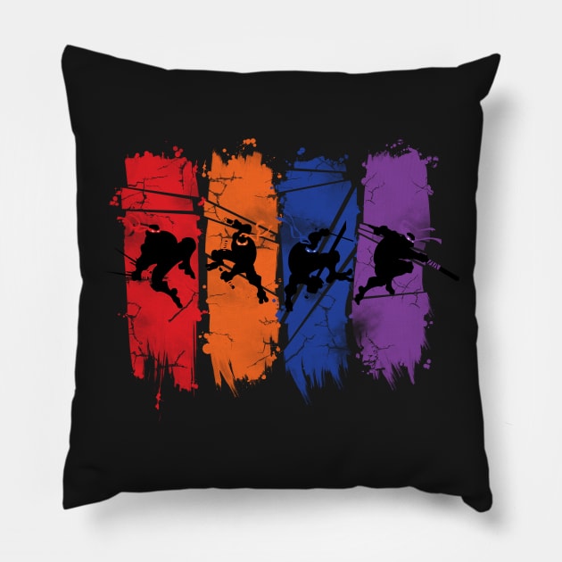 Teenage Mutant Ninja Turtles Pillow by Beka